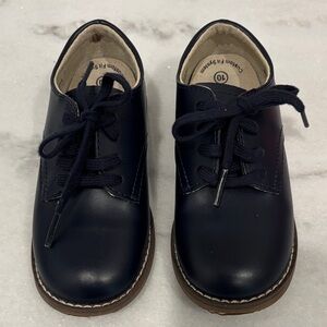 Footmates Willy Oxford Shoes- Navy